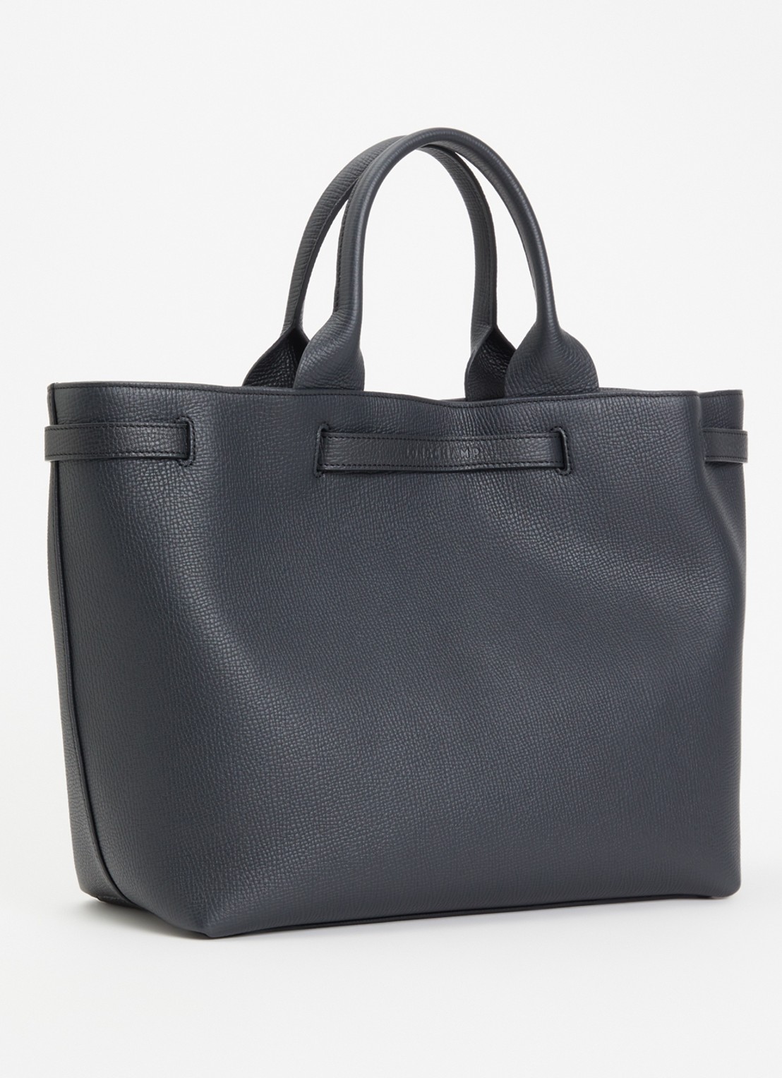 Longchamp Le Smart shopper L van leer - achterkant 5 zwart