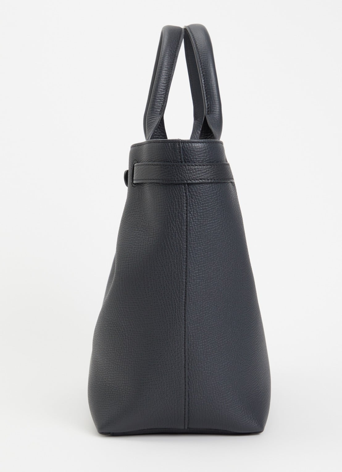Longchamp Le Smart shopper L van leer - detail 2 zwart