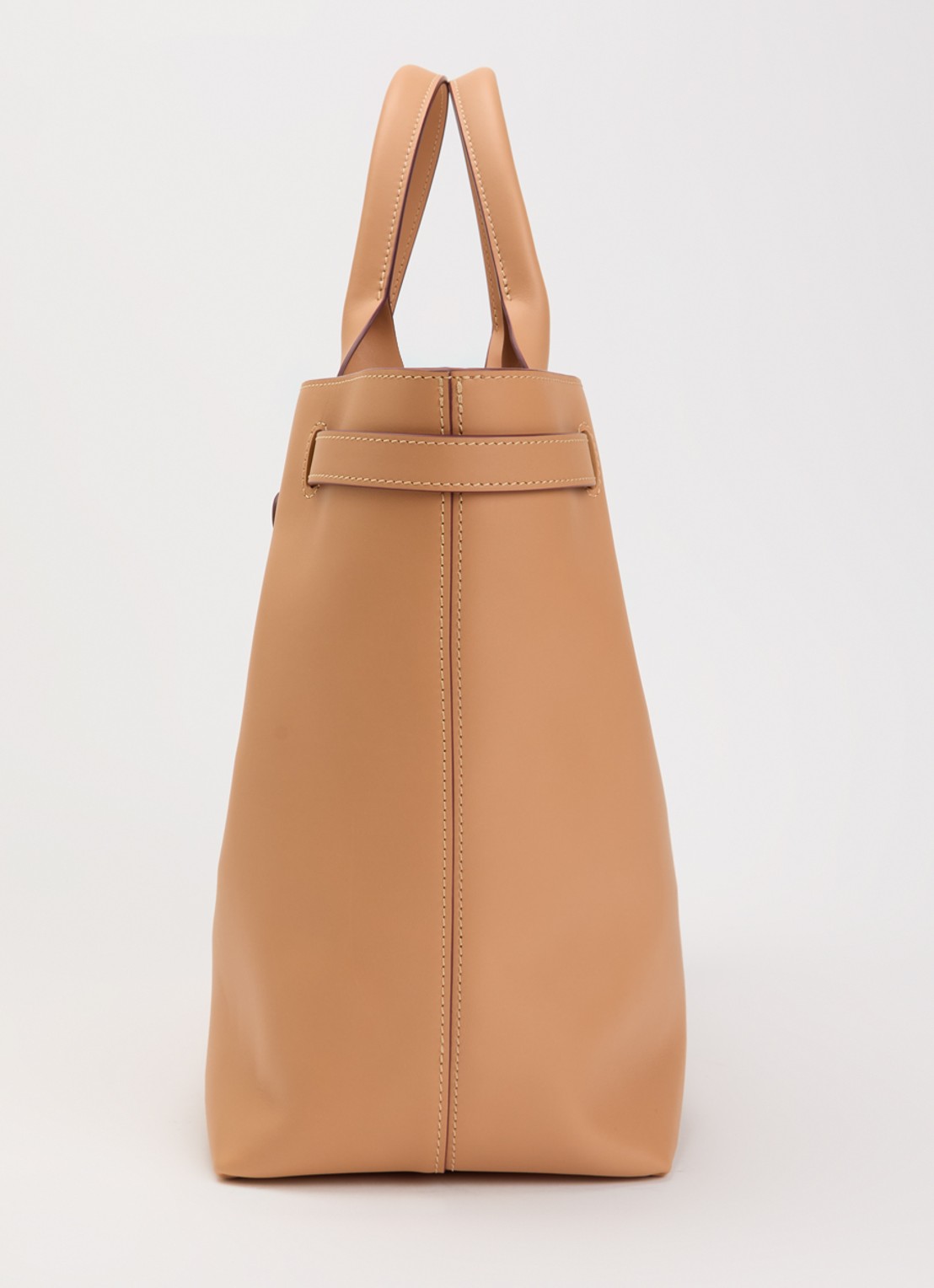 Longchamp Le Smart shopper van kalfsleer - detail 5 camel