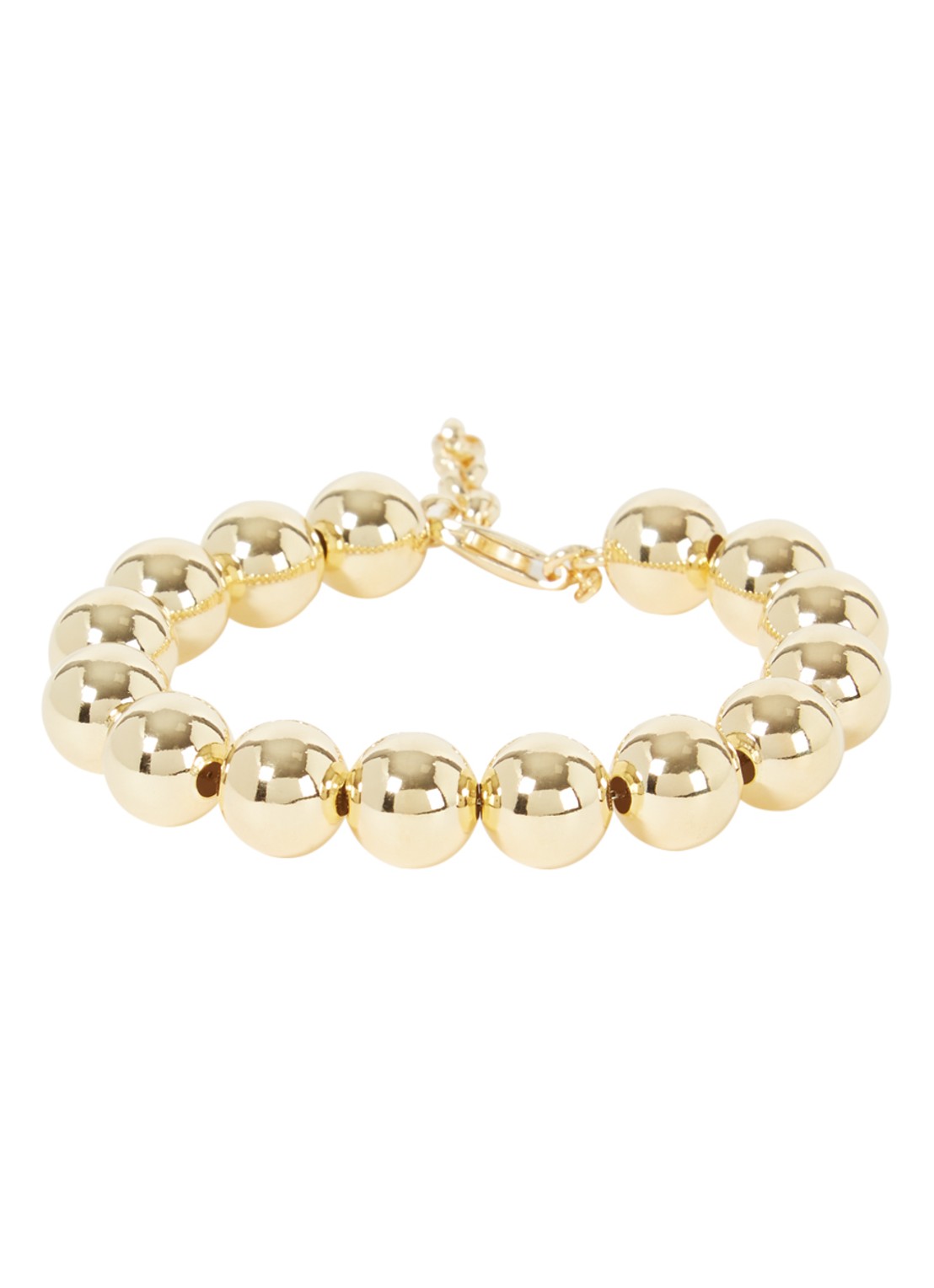 LOTT. gioielli Cannonball XL armband verguld - voorkant 3 goud