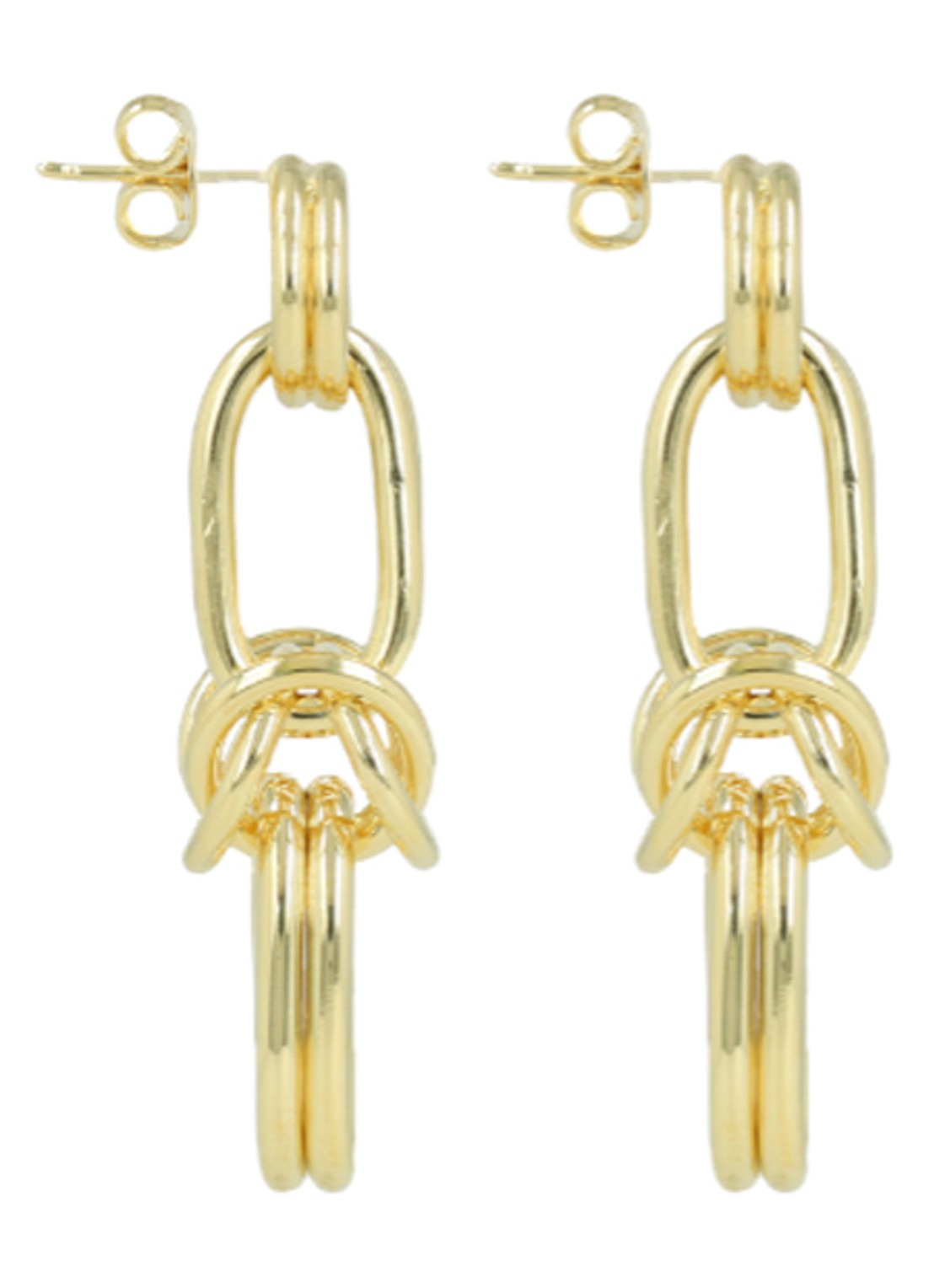LOTT. gioielli Classic oorstekers verguld - detail goud