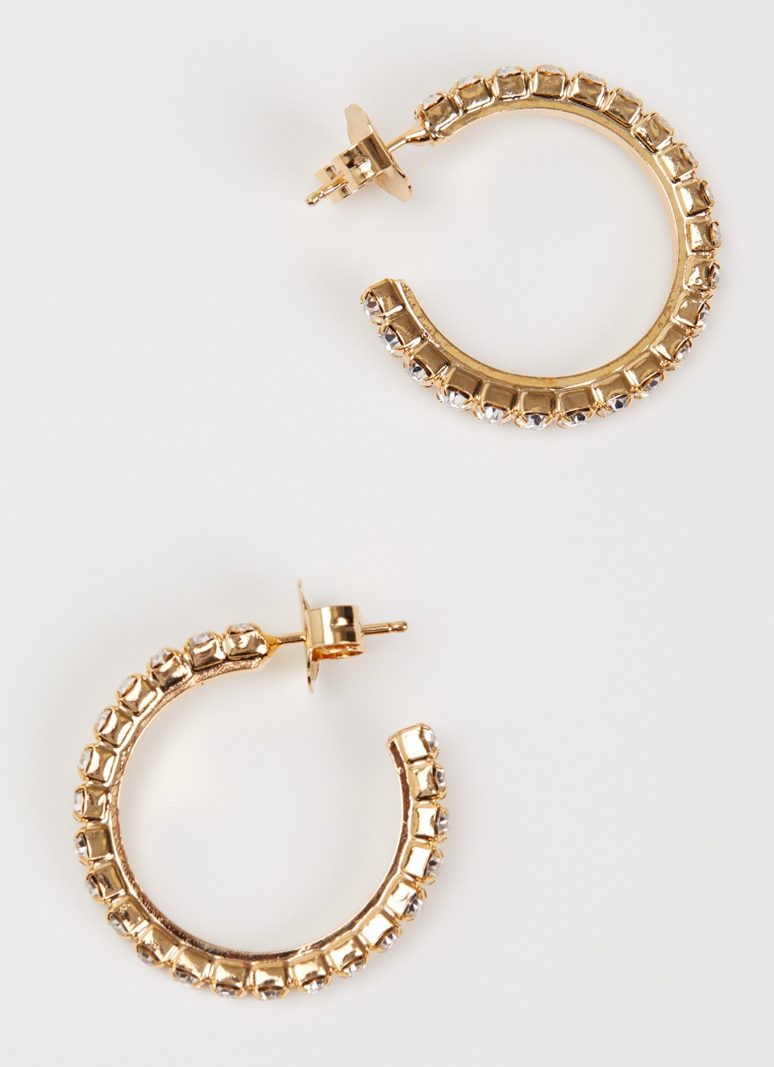 LOTT. gioielli Noor L oorringen met strass verguld - detail goud