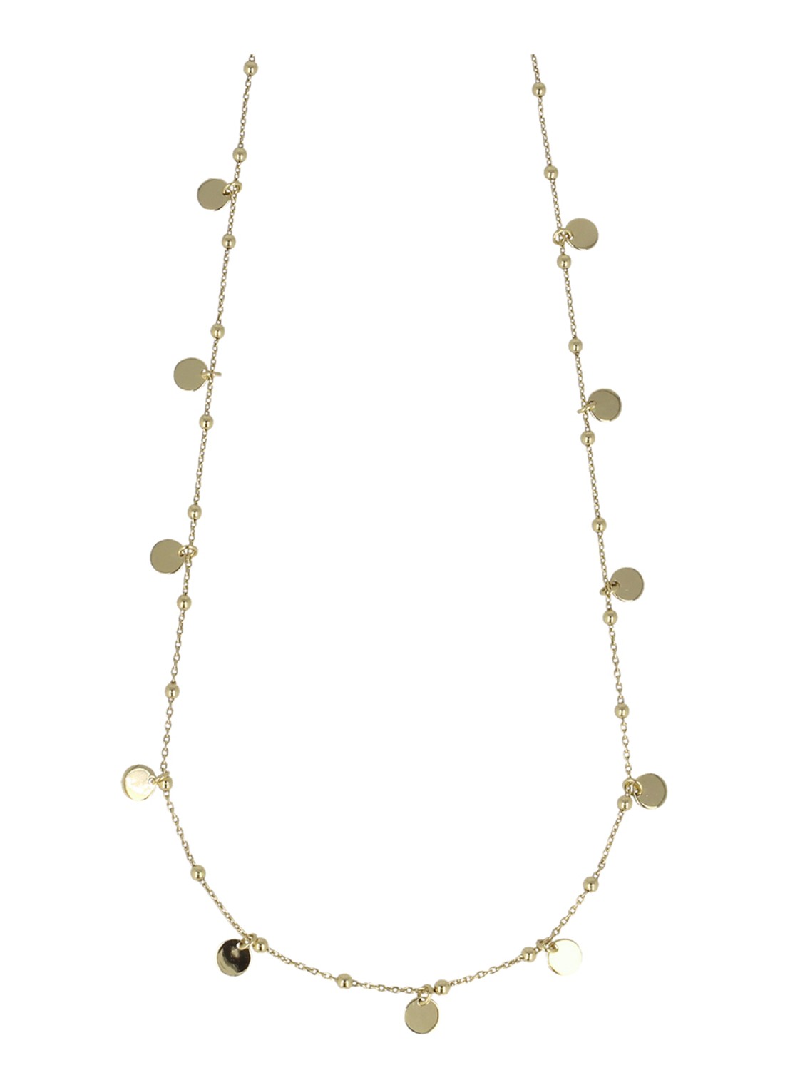 LOTT. gioielli Rosary Charms ketting verguld - voorkant goud