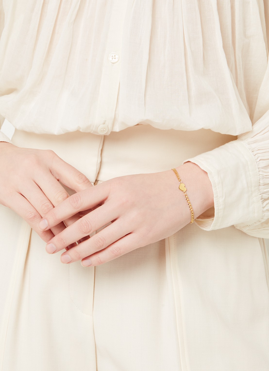 LOTT. gioielli Schakelarmband verguld  - voorkant 4 goud