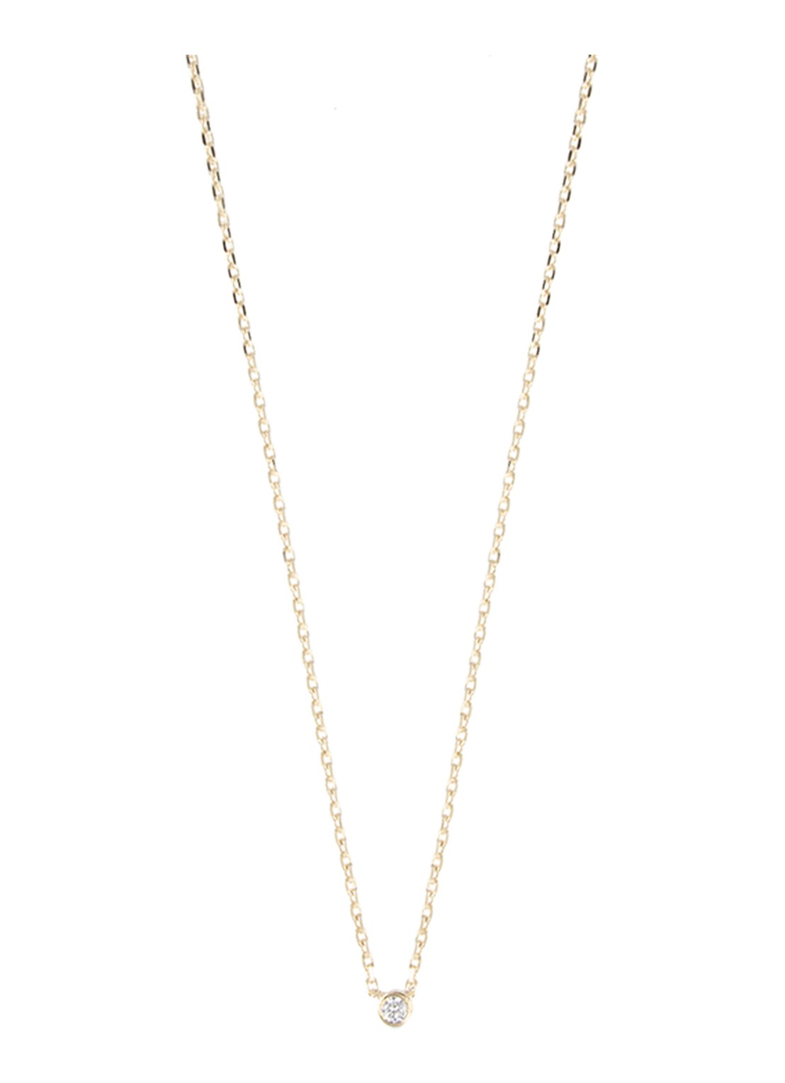 LOTT. gioielli Symbol ketting verguld - voorkant 2 goud