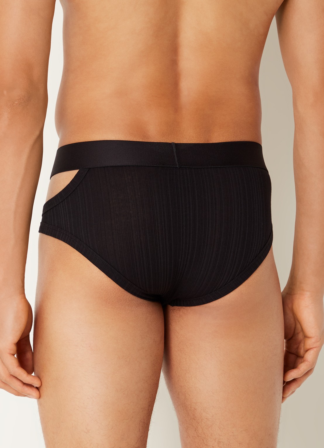 Louis Gabriel Nouchi Boxerslip met logoband - achterkant 4 zwart