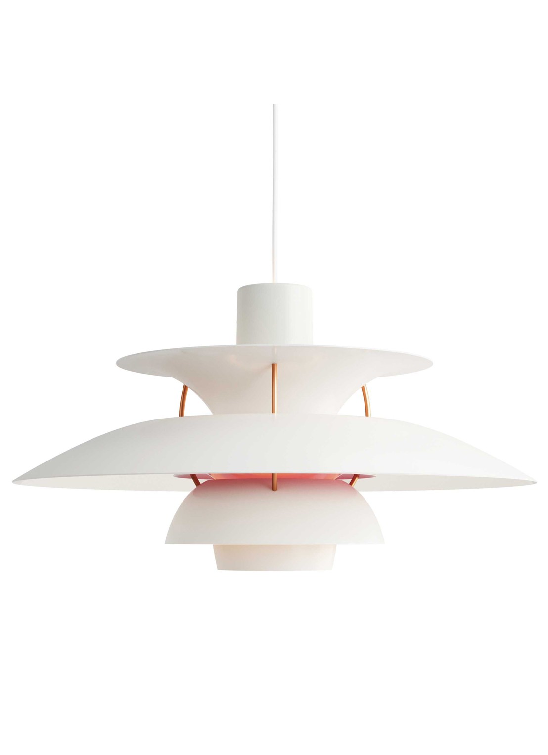 Louis Poulsen PH 5 hanglamp Ø 50 cm - voorkant wit
