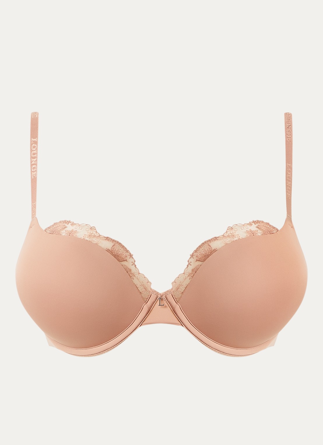 Lounge Anti Gravity push-up bh met mesh - voorkant 2 beige