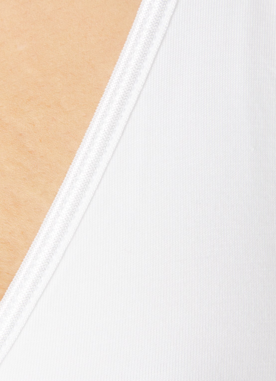 Lounge Bralette met logoband - detail 5 wit