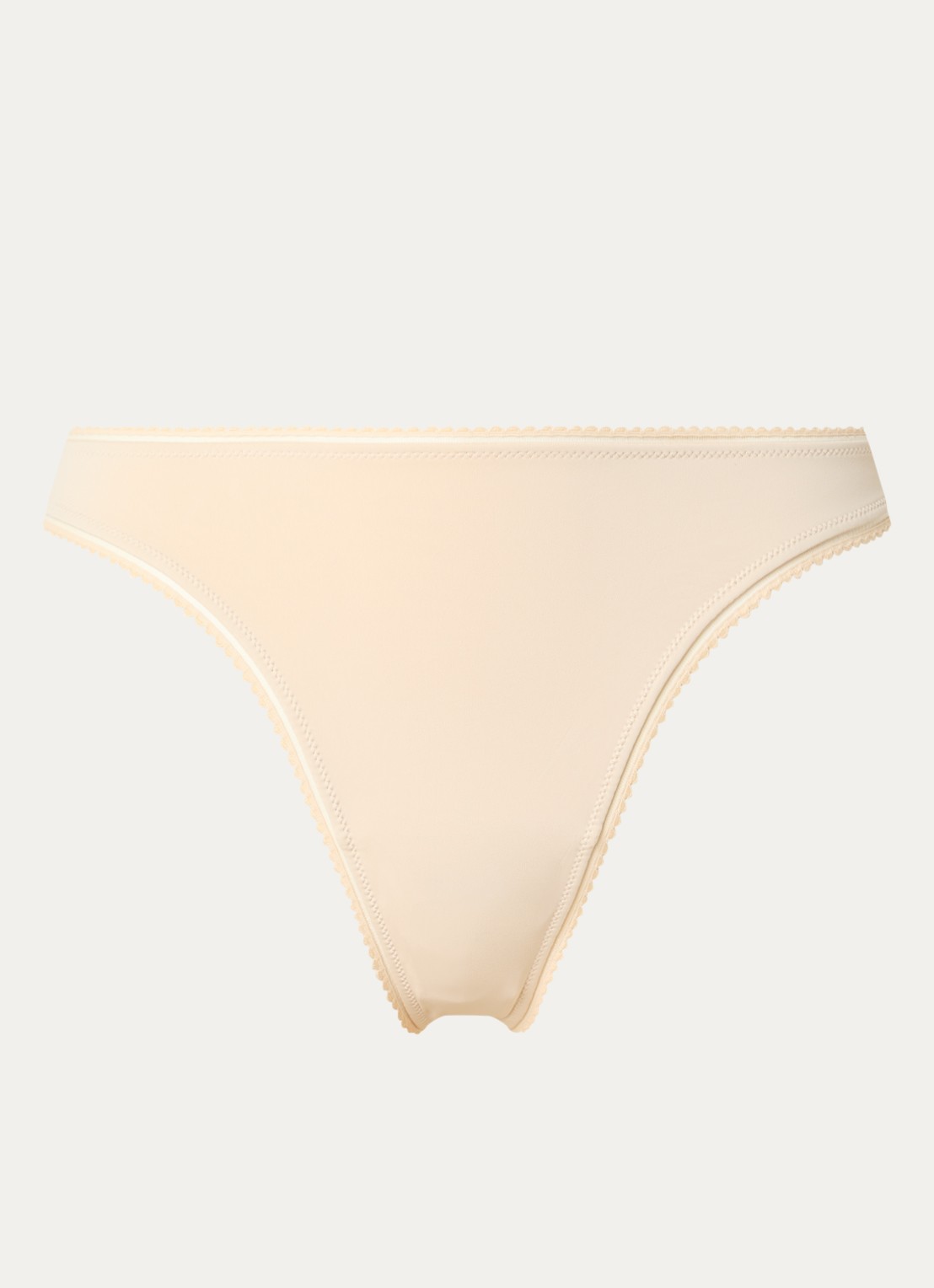 Lounge Naadloze string  - voorkant gebroken wit