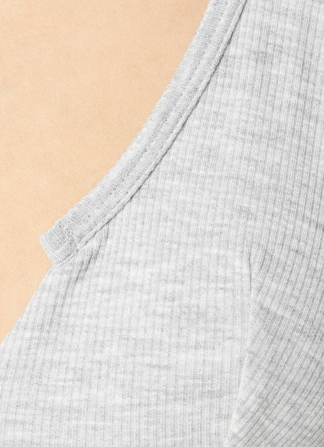 Lounge Push up up bralette met logoband - detail 5 grijs