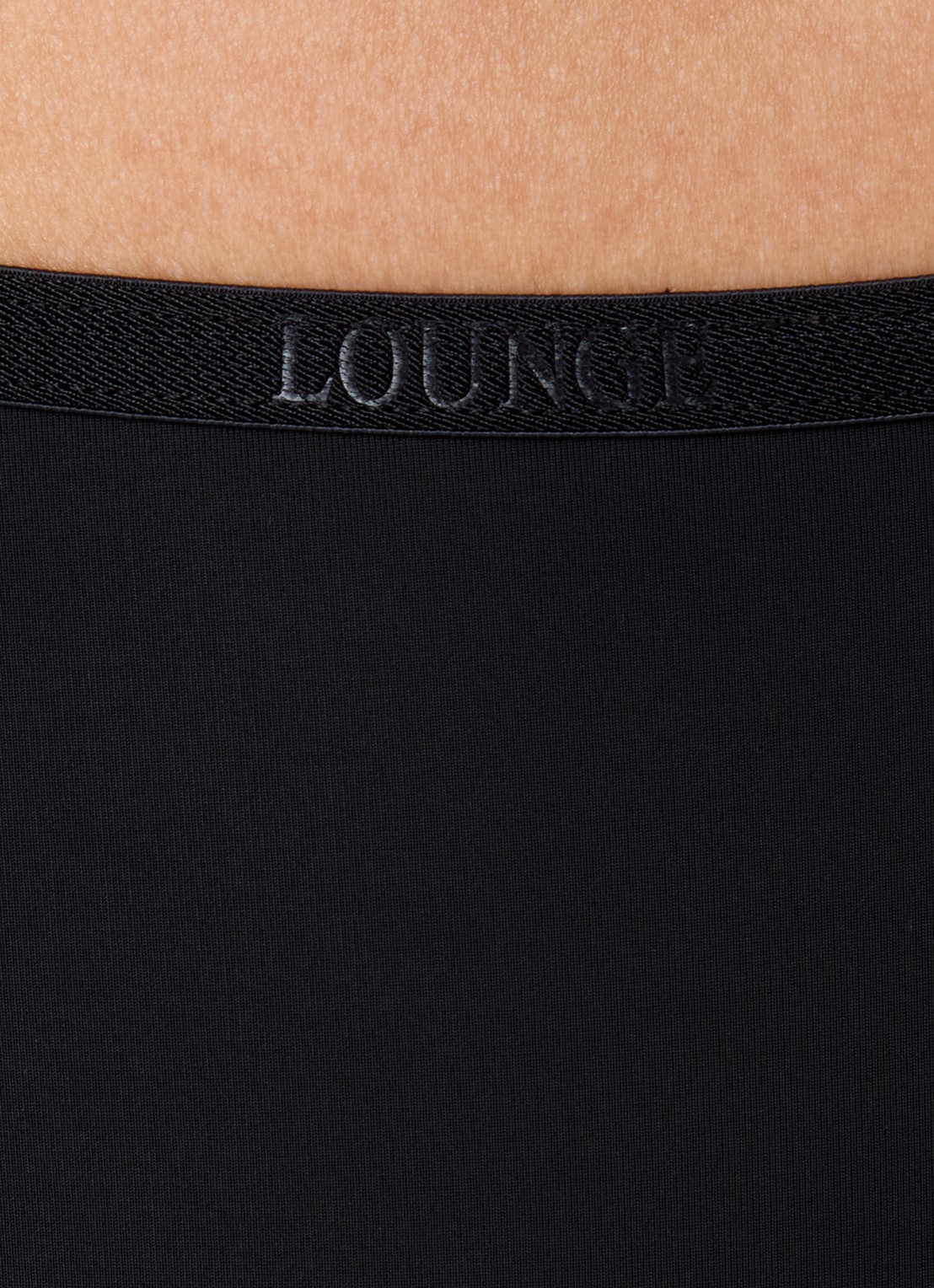 Lounge Tanga met logoband - detail 5 zwart