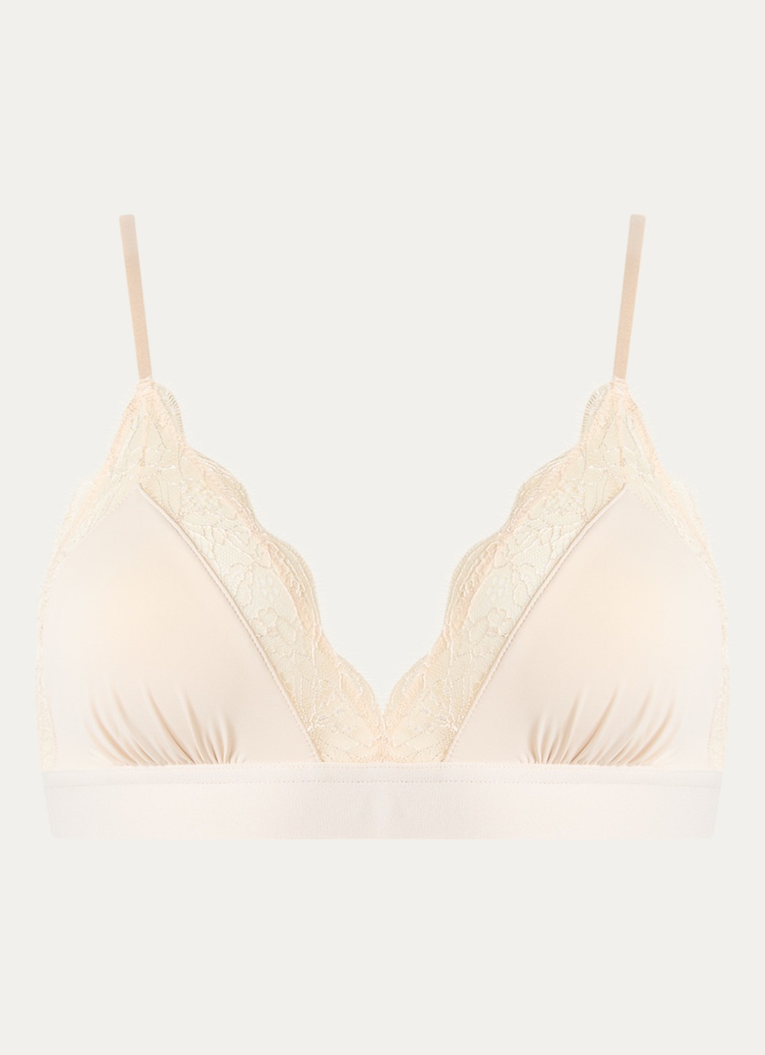 Love Stories Love Lace bralette met kant - voorkant 2 creme
