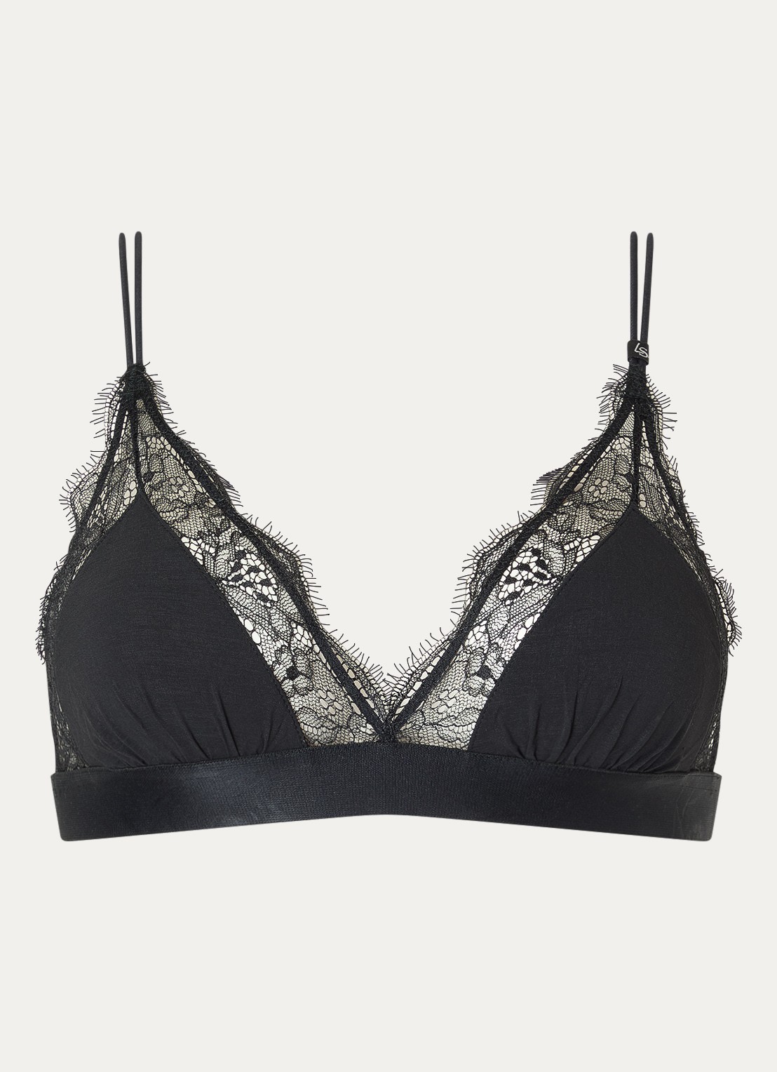 Love Stories Love Lace bralette - voorkant 2 zwart