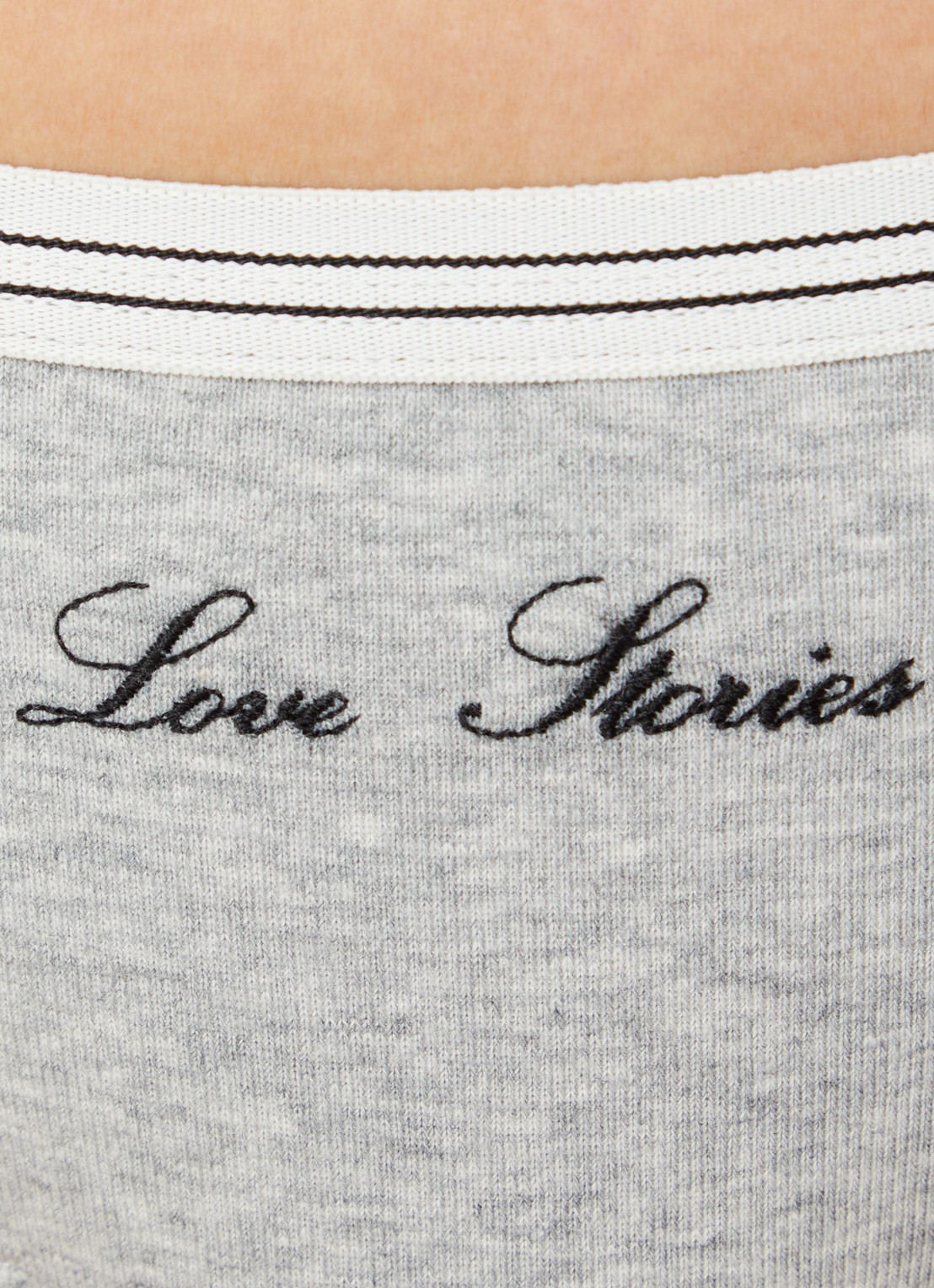 Love Stories Roomie string met logo - detail 5 grijsmele