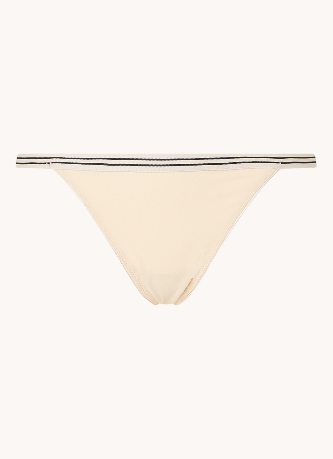 Love Stories Roomservice string met kant - voorkant beige
