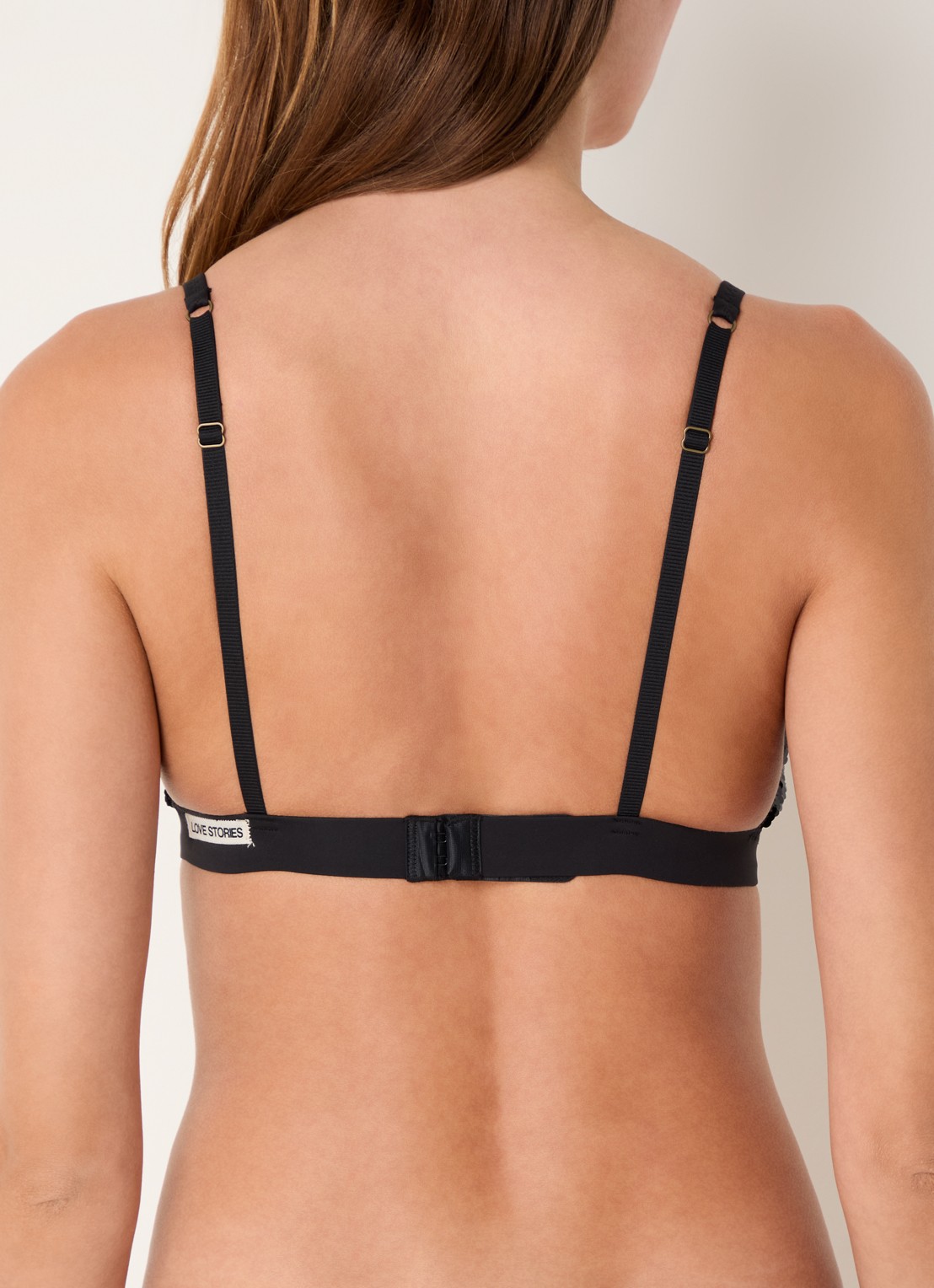 Love Stories Uma bralette met pailletten - achterkant 4 zwart