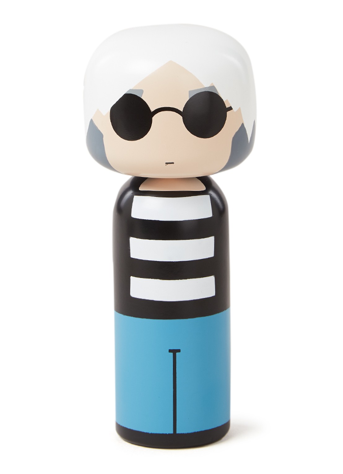 Lucie Kaas Andy Kokeshi Doll 14,5 cm - voorkant blauw