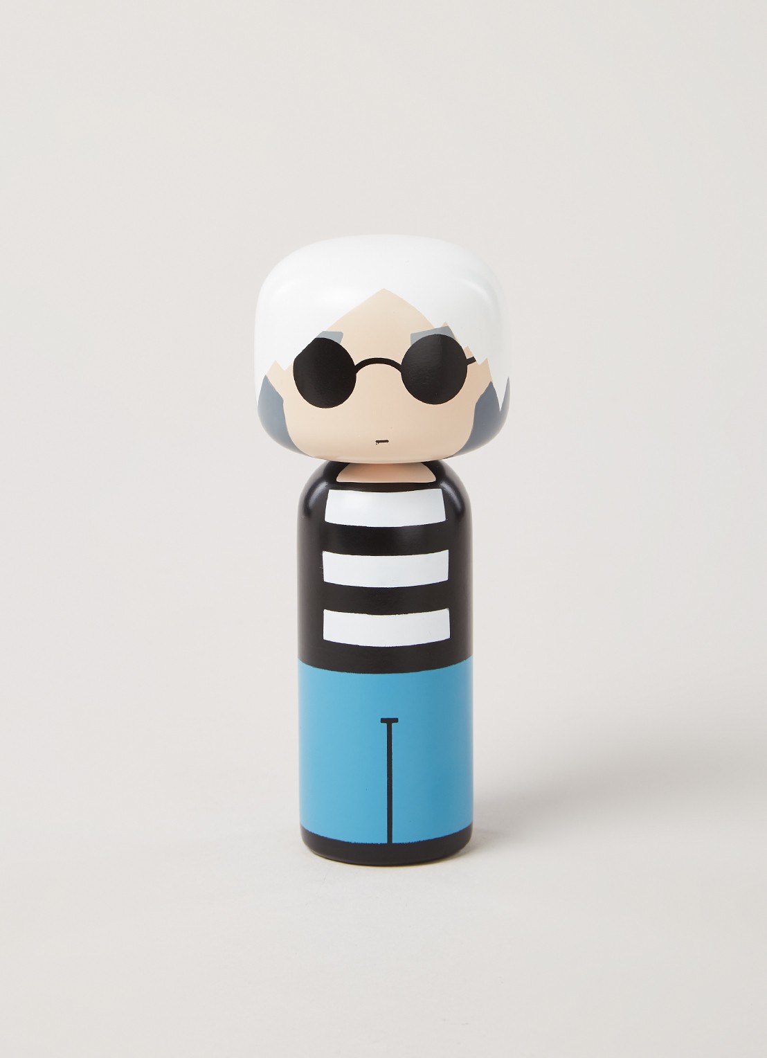 Lucie Kaas Andy Kokeshi Doll 14,5 cm - voorkant 2 blauw