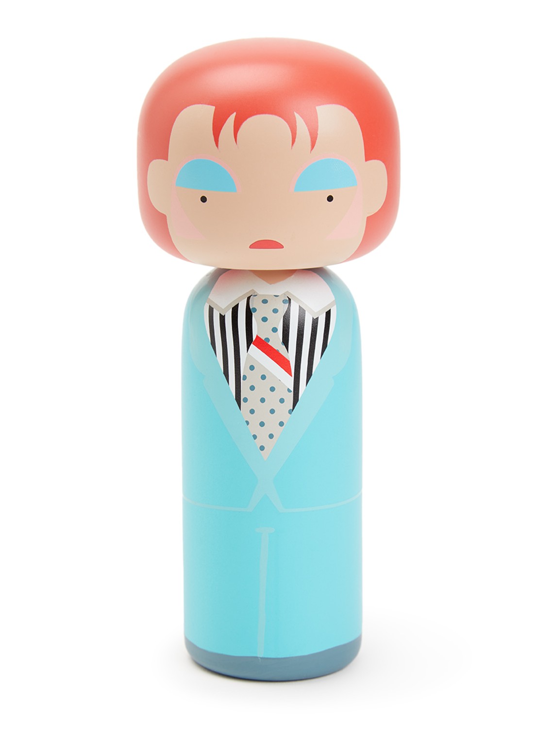 Lucie Kaas David Bowie Life On Mars? Kokeshi Doll 14,5 cm - voorkant multicolor