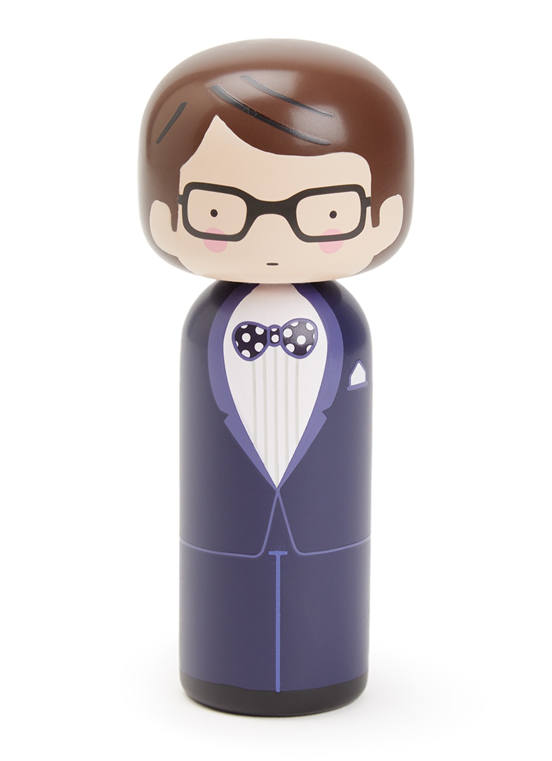 Lucie Kaas Yves Kokeshi Doll 14,5 cm - voorkant multicolor