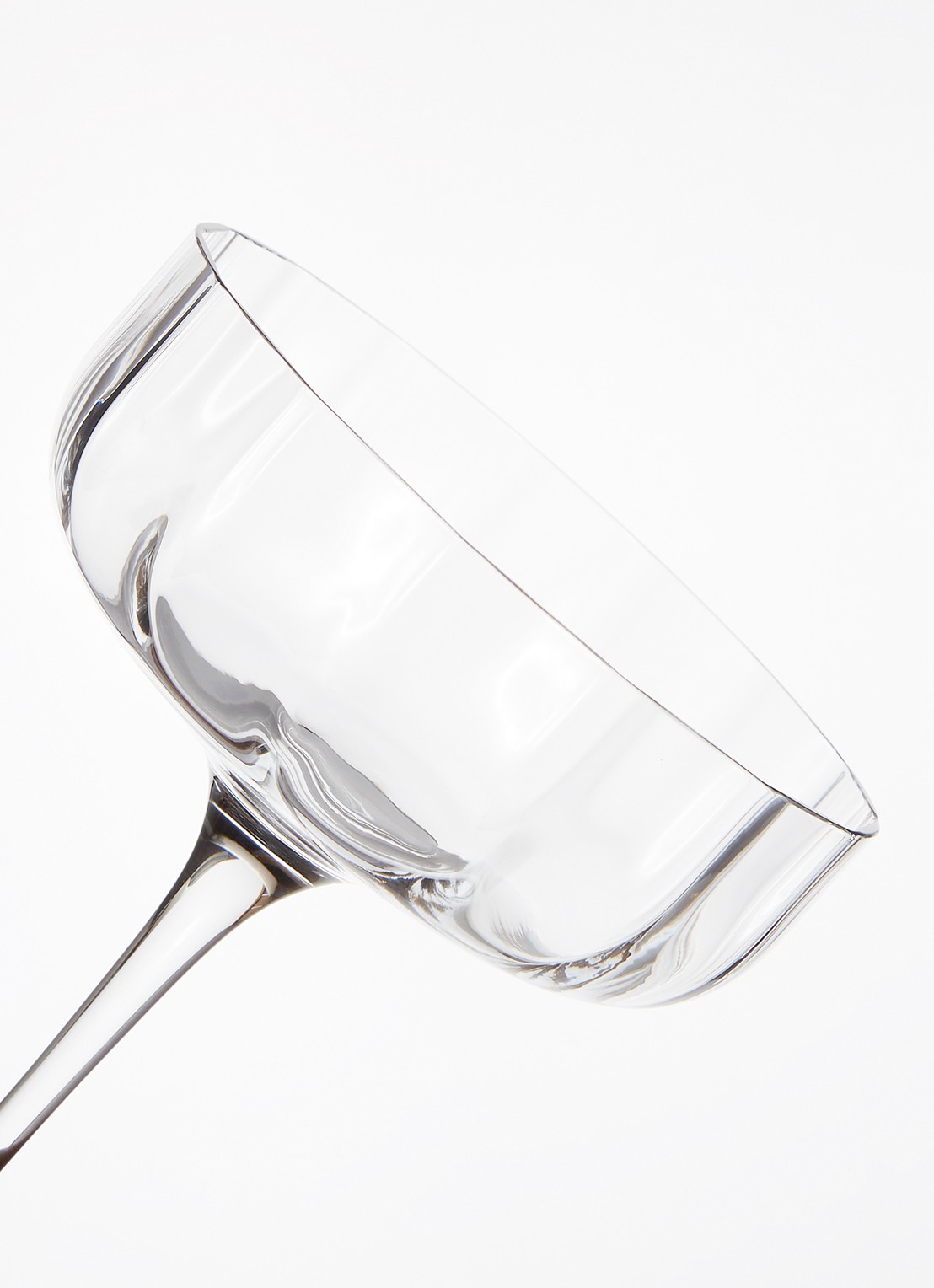 Luigi Bormioli Mixology Jazz cocktailglas 30 cl set van 6  - voorkant 2 transparant