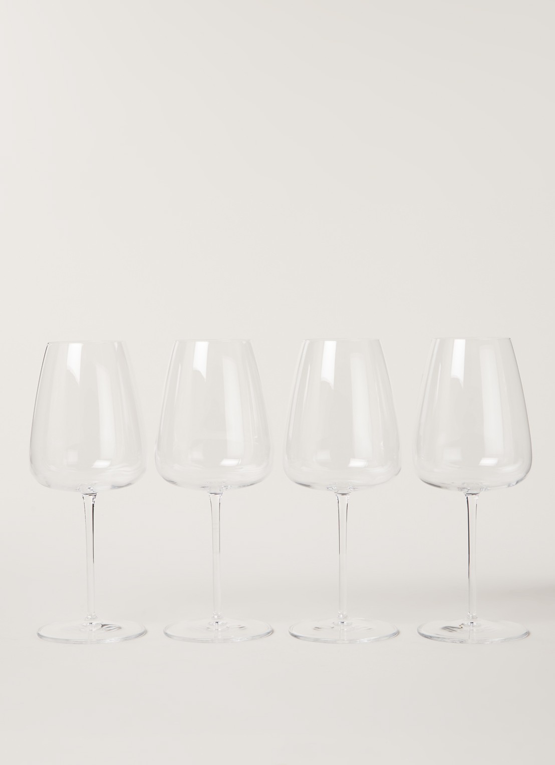 Luigi Bormioli Talismano Chardonnay Grand Cru witte wijnglas 55 cl set van 4 - voorkant 2 transparant