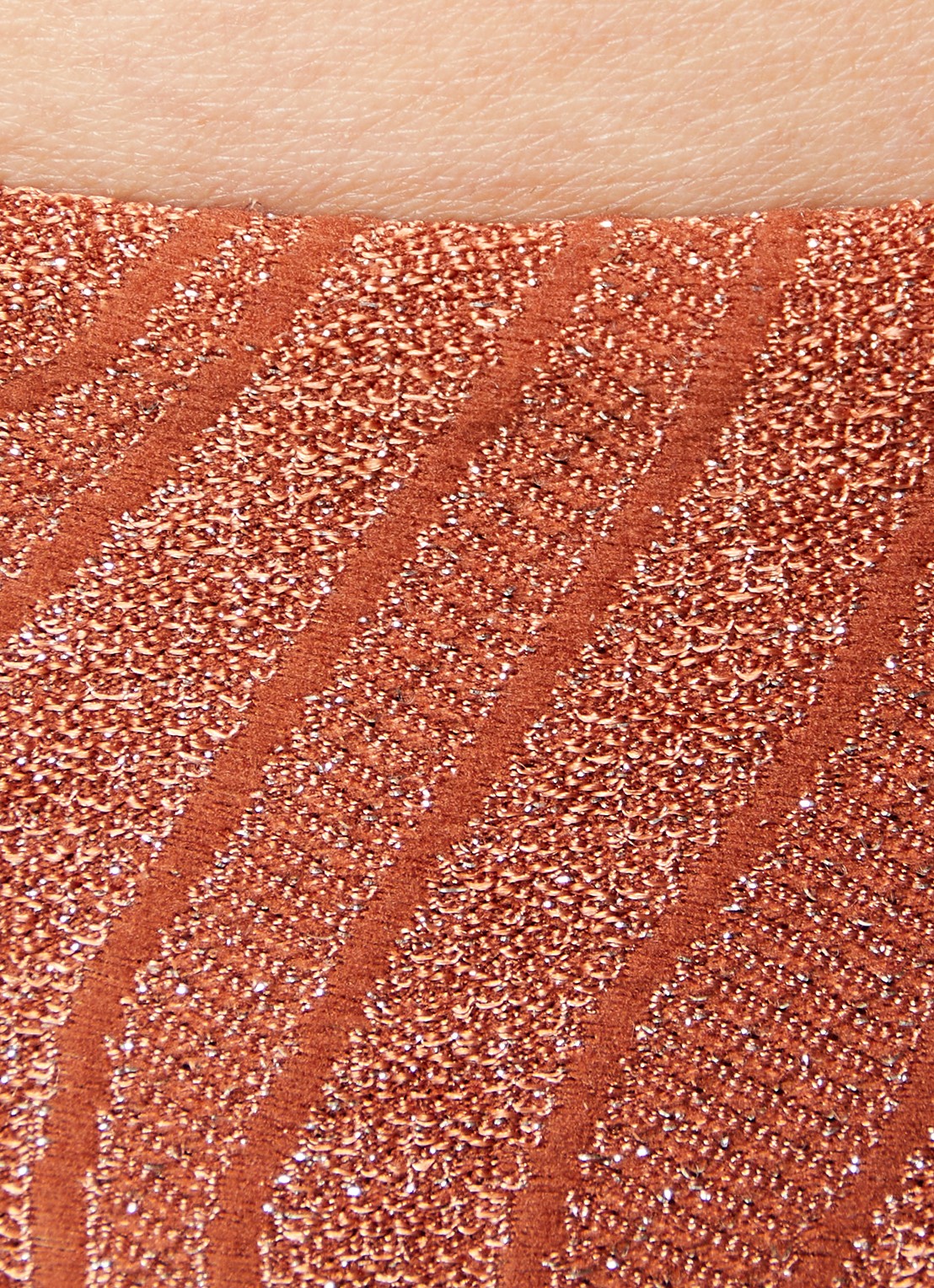 Luli Fama Bikinislip met lurex - detail 2 oranjebruin