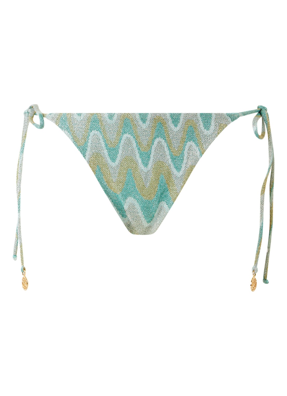 Luli Fama Brazillian bikinislip met lurex - voorkant 4 mint