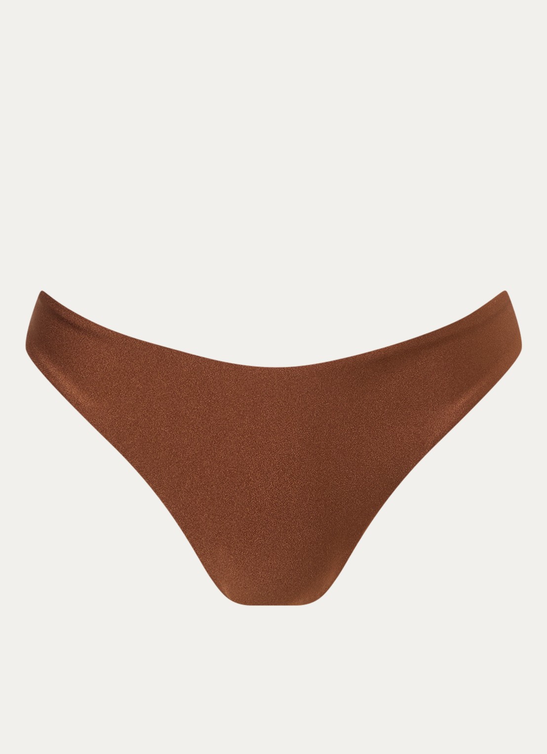 Luli Fama Moderate high waisted bikinislip - voorkant 3 bruin