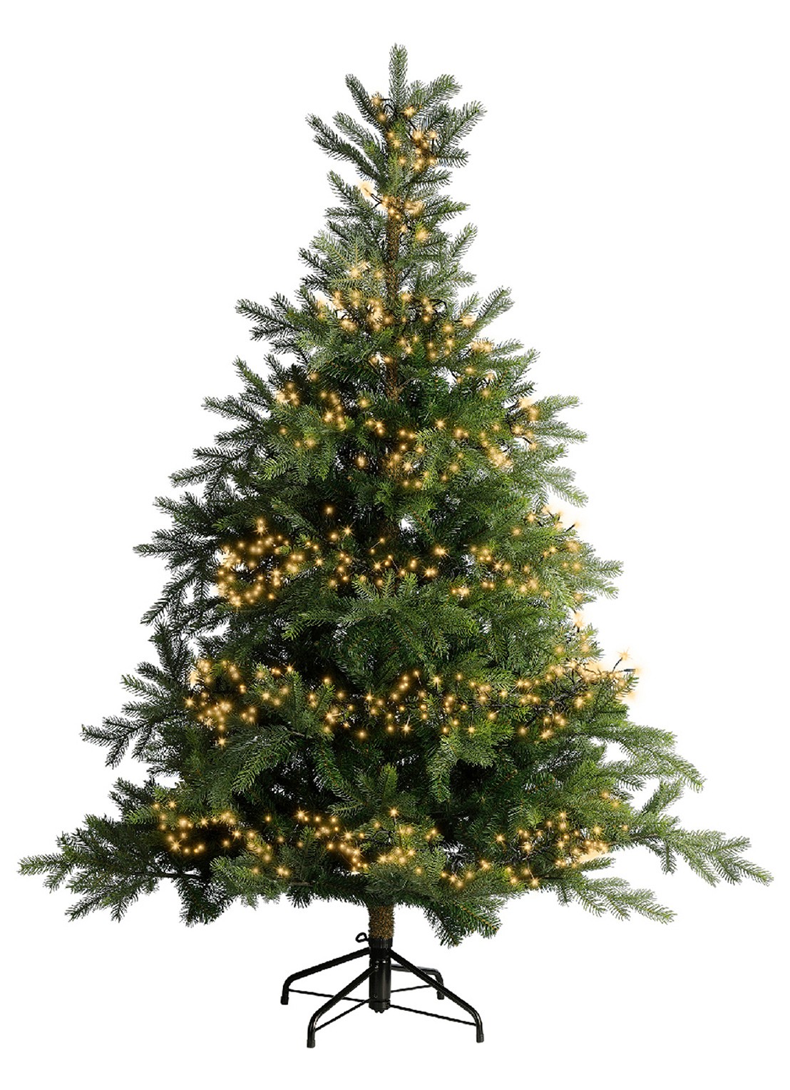 Lumineo Cluster Twinkle lichtslinger 19 meter - detail zwart