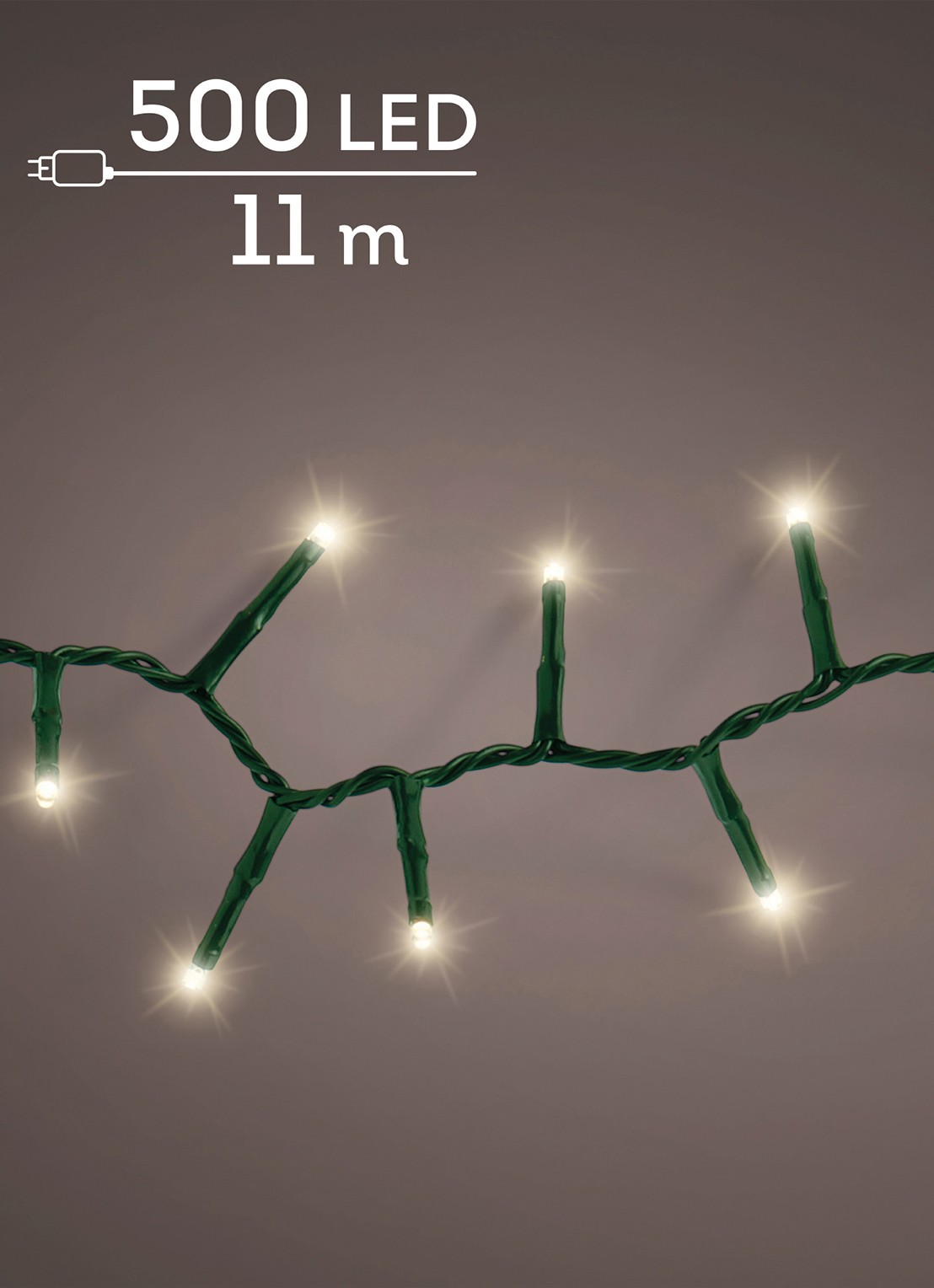 Lumineo Compact lichtslinger 11 meter - voorkant groen