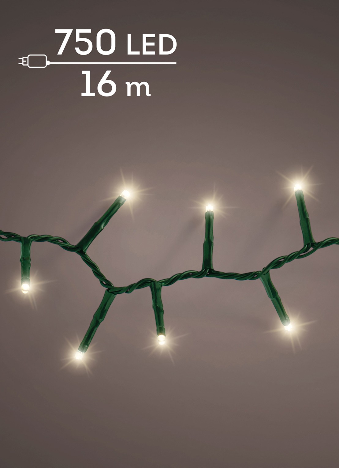 Lumineo Compact lichtslinger 16 meter - voorkant 5 groen