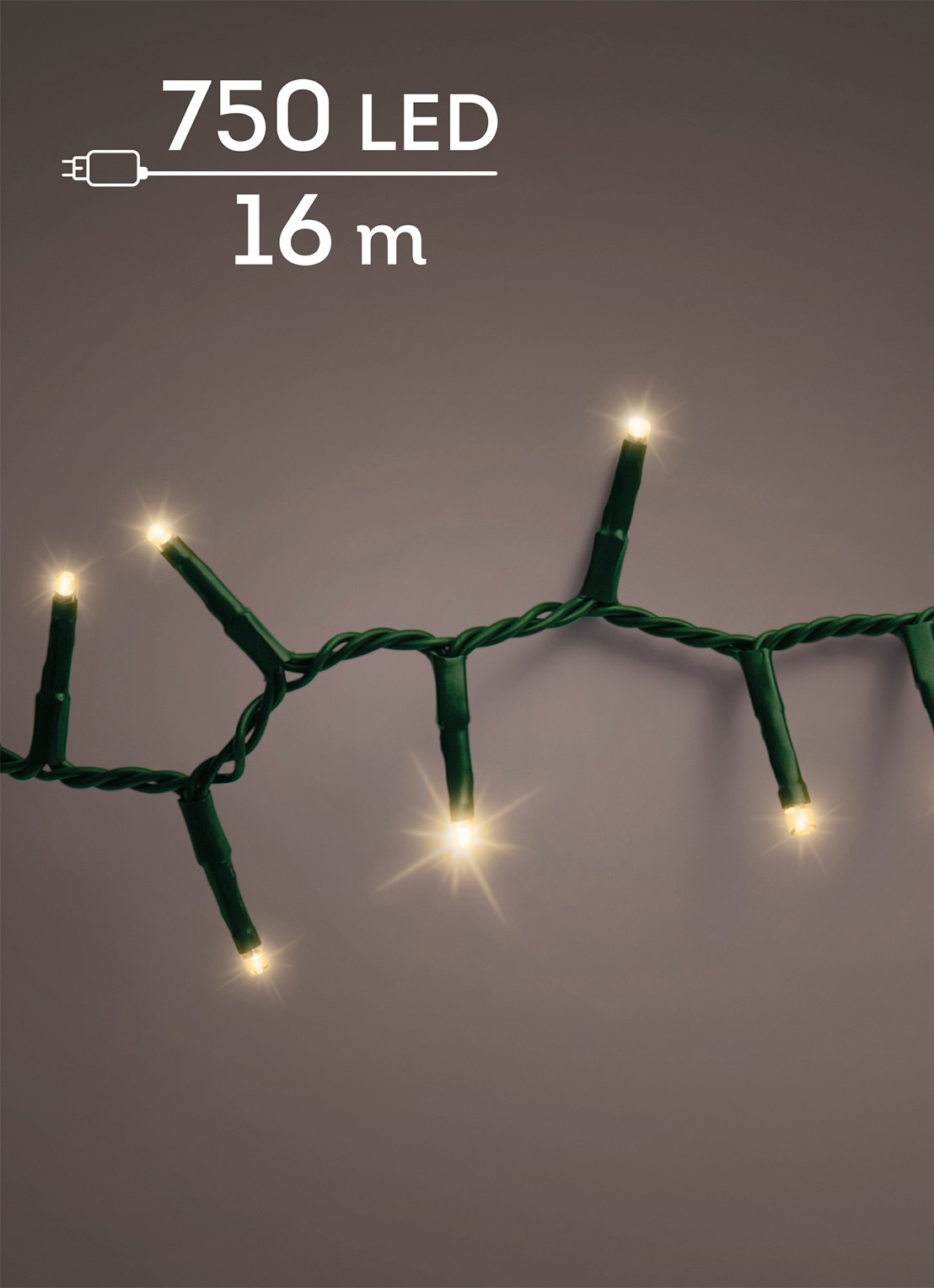 Lumineo Compact lichtslinger 16 meter - voorkant groen