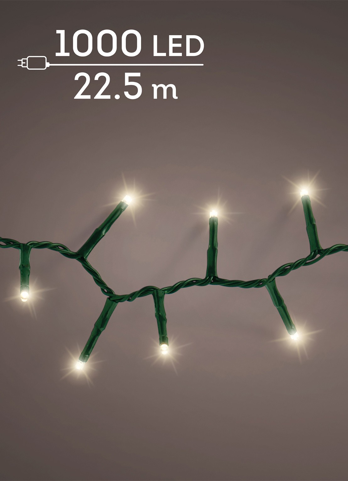 Lumineo Compact lichtslinger 22,5 meter - voorkant groen
