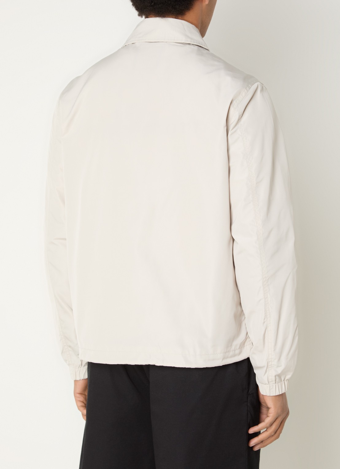 Lyle & Scott Coach jack met steekzakken - achterkant 4 creme