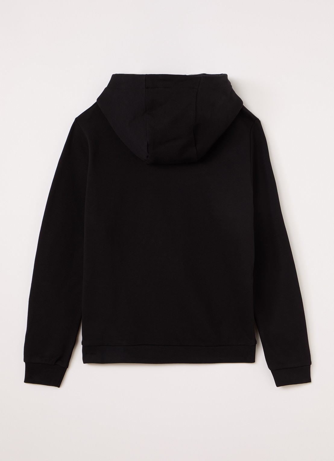 Lyle & Scott Hoodie met logo - voorkant 2 zwart