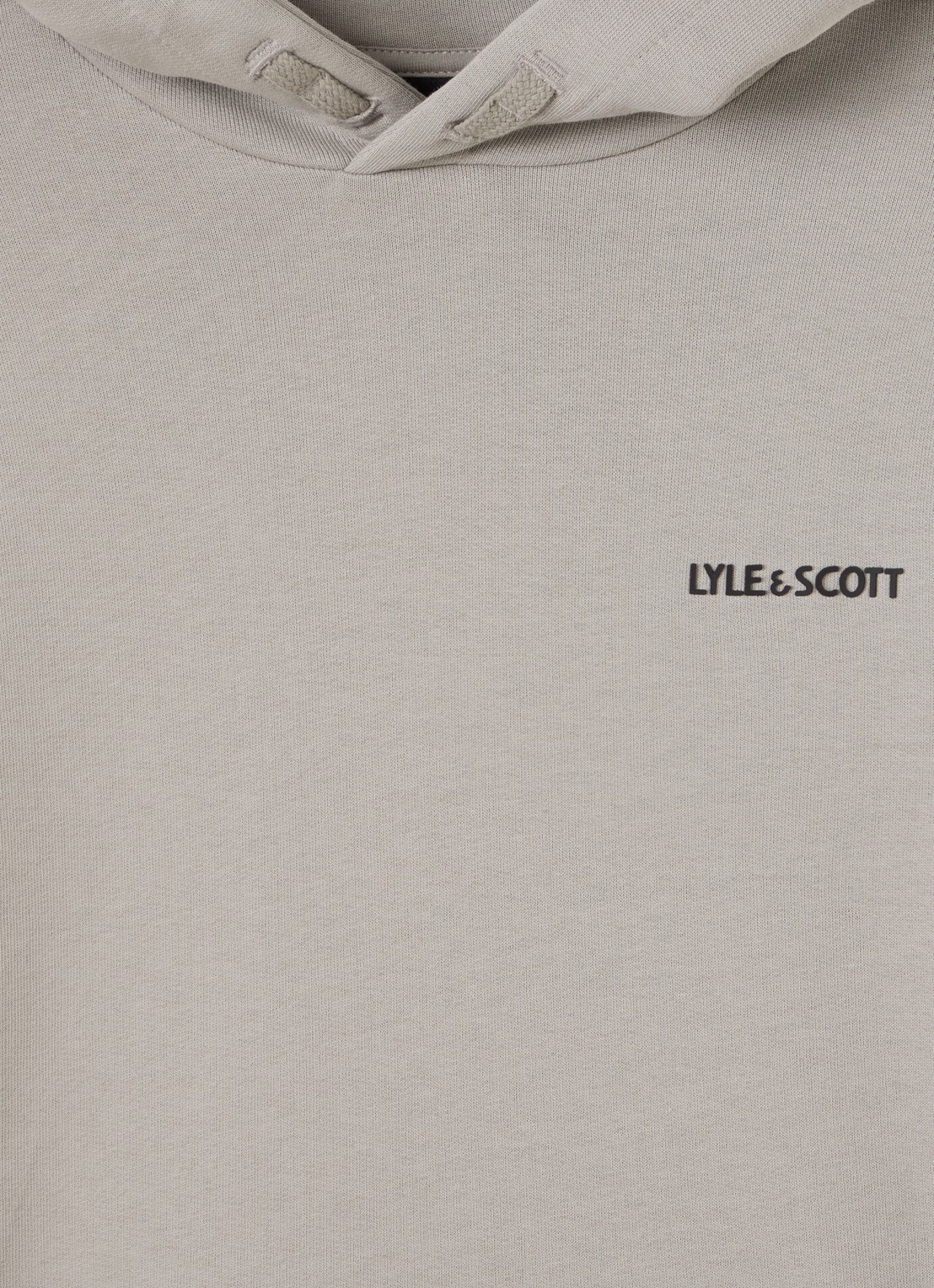 Lyle & Scott Hoodie met logo - detail 3 grijs