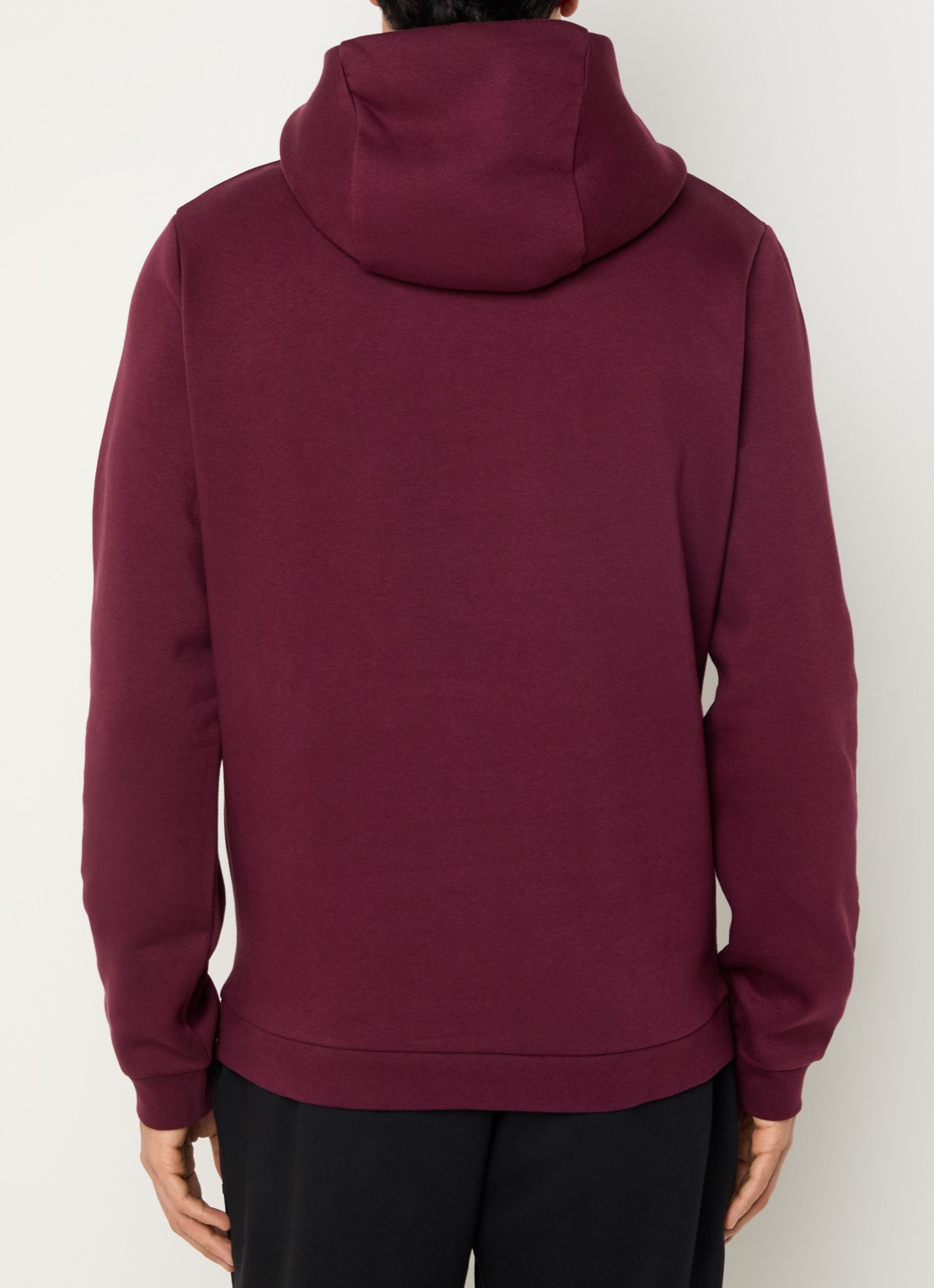 Lyle & Scott Hoodie met steekzakken en logo - achterkant 5 bordeauxrood