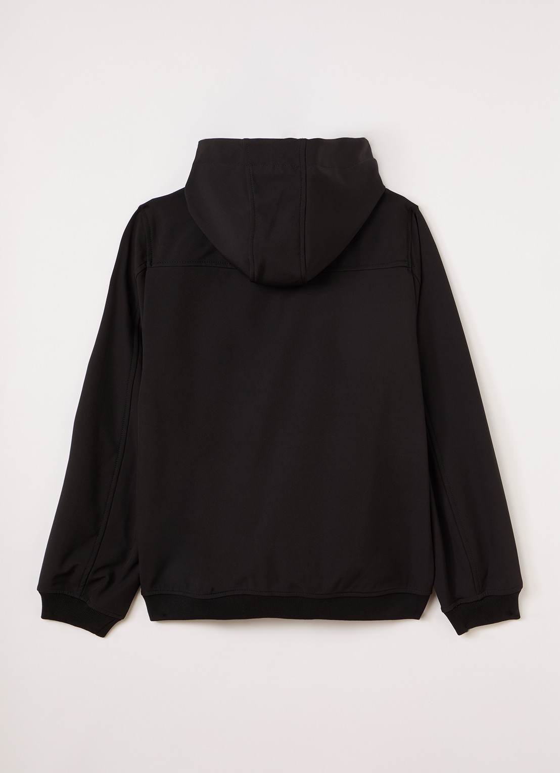 Lyle & Scott Jack met logo en steekzakken - achterkant zwart