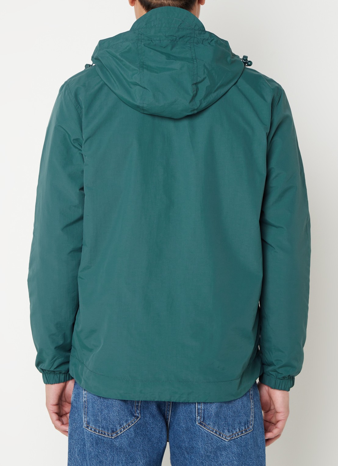 Lyle & Scott Lichtgewicht jack met capuchon - achterkant 3 groen