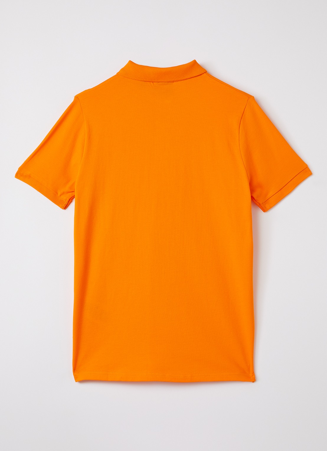 Lyle & Scott Polo met logo - voorkant 2 orange