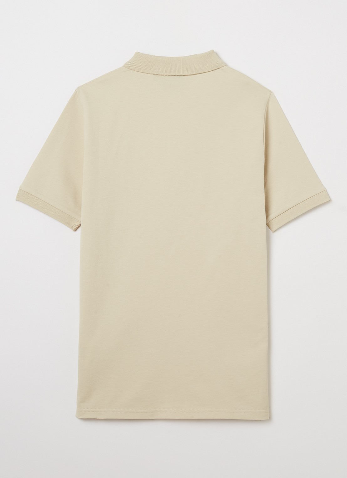 Lyle & Scott Polo met logoborduring - detail 3 beige
