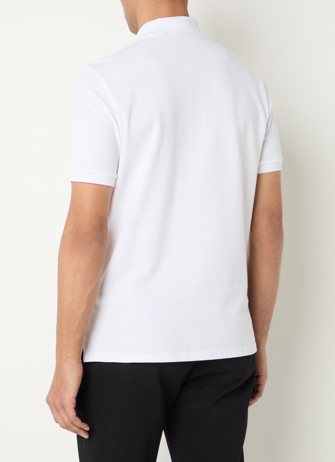 Lyle & Scott Regular fit polo met logo - achterkant wit