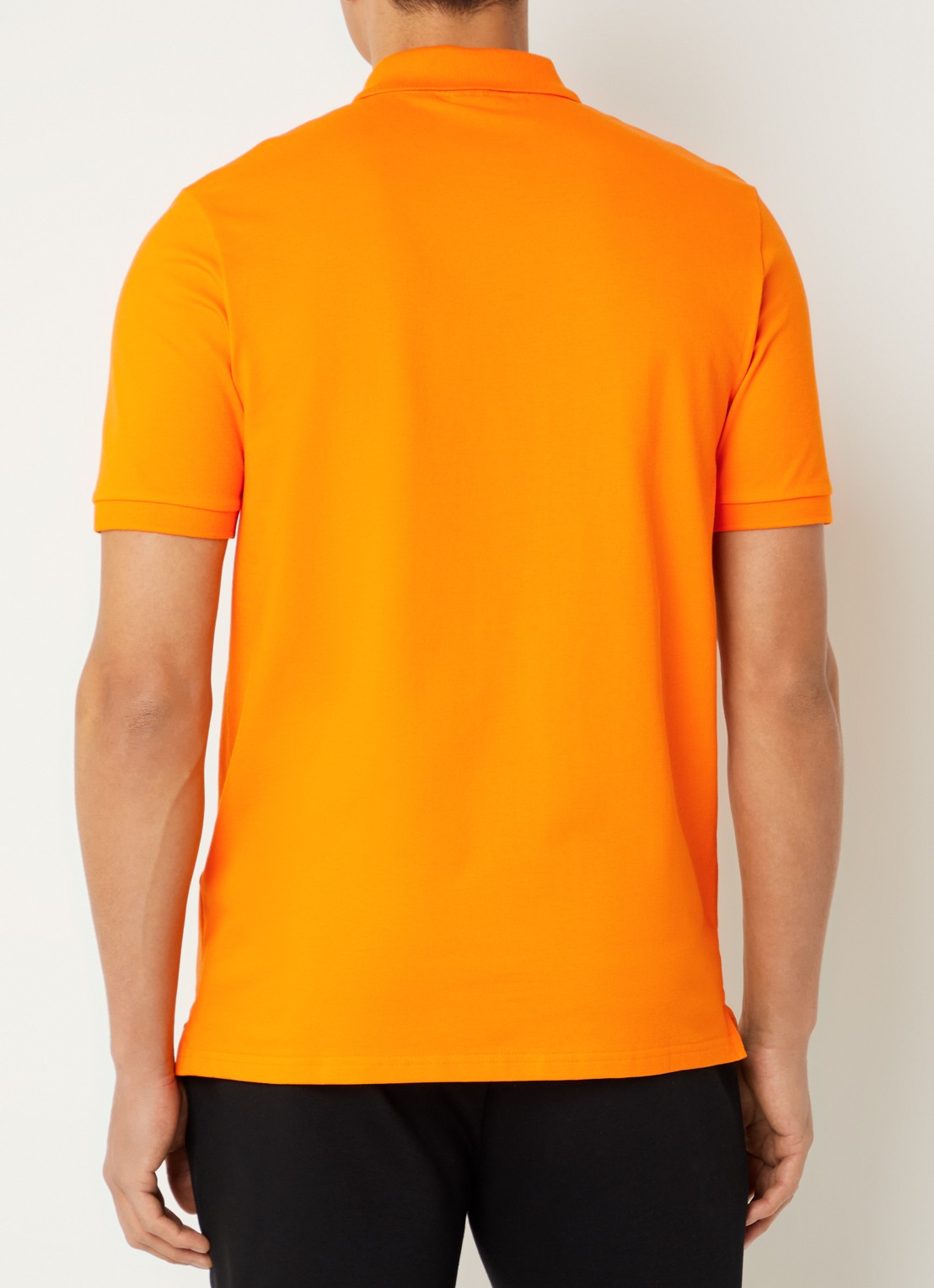 Lyle & Scott Regular fit polo met logo - achterkant 4 orange