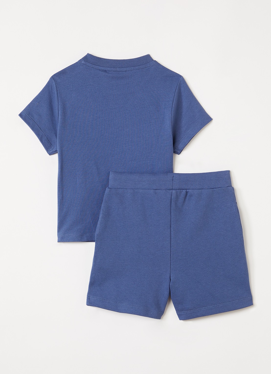 Lyle & Scott Set van T-shirt met korte joggingbroek 2-delig - voorkant 2 blauw