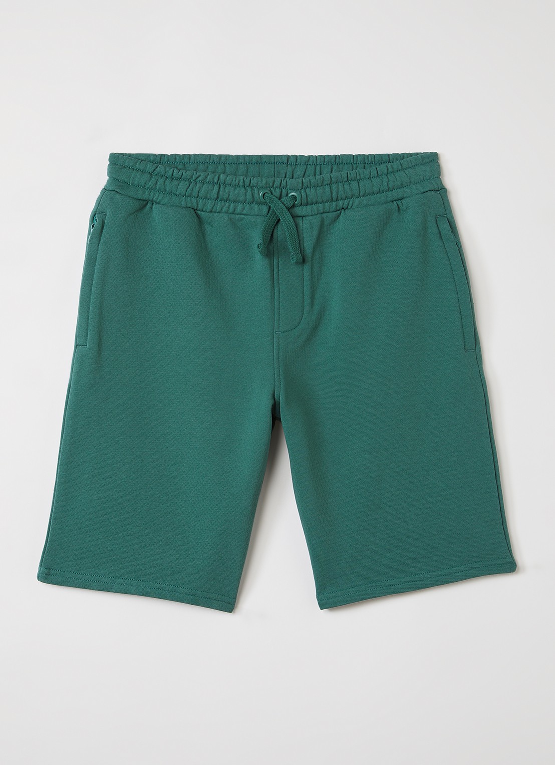 Lyle & Scott Straight fit joggingbroek met trekkoord - voorkant zeegroen
