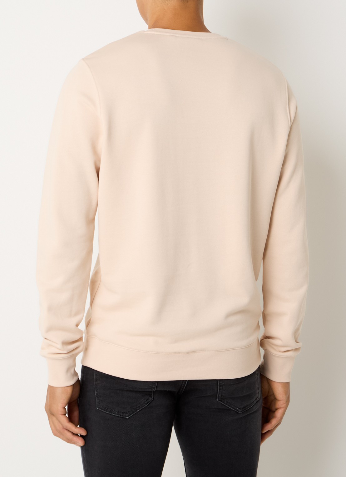 Lyle & Scott Sweater met logo - achterkant 4 creme