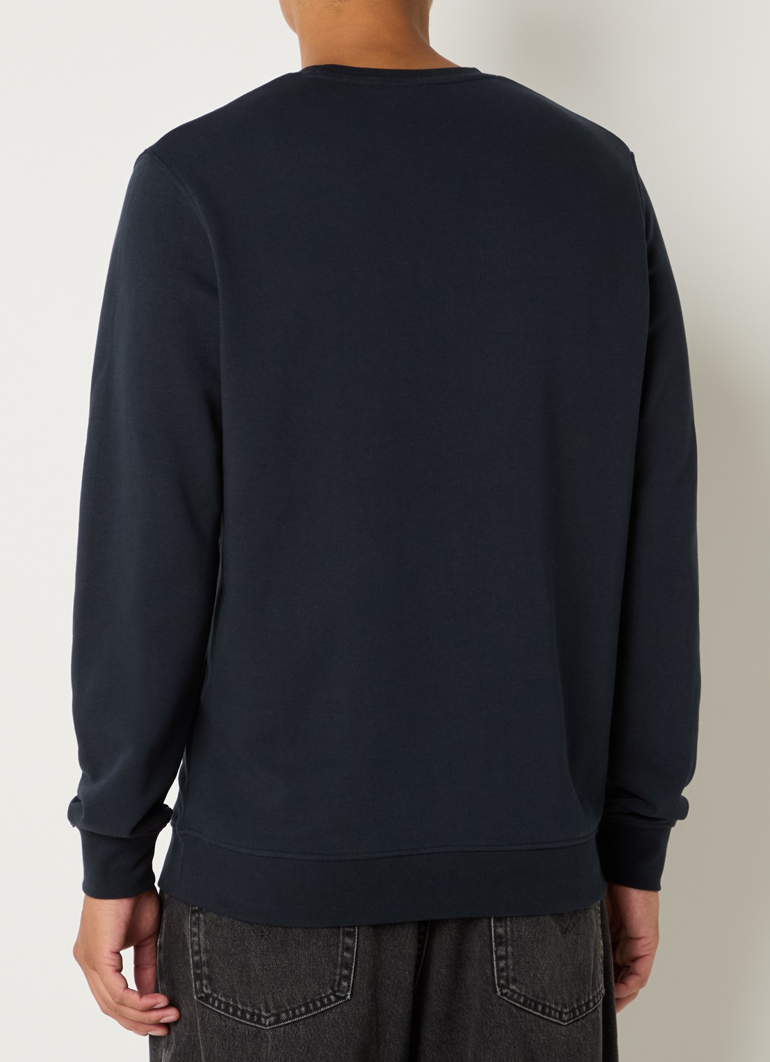 Lyle & Scott Sweater met logo - achterkant 4 donkerblauw