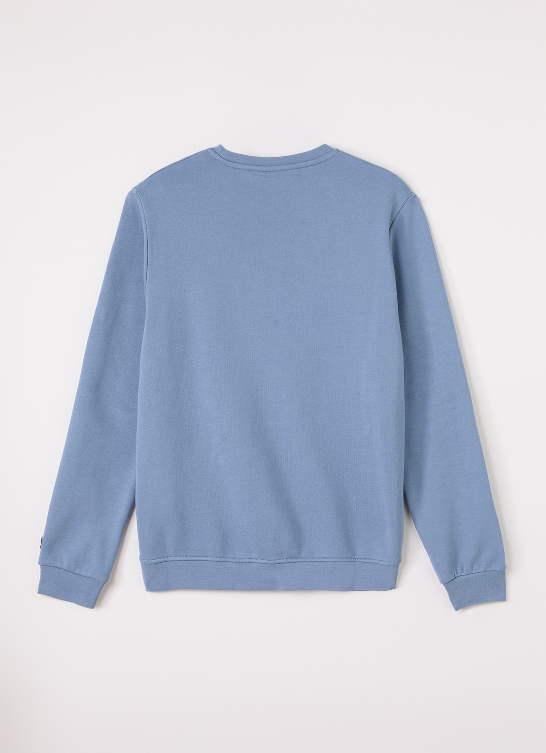 Lyle & Scott Sweater met logo - voorkant 2 blauw